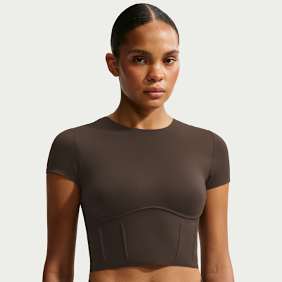 Nike SKIMS Matte コルセット クロップドトップス XS NIKE公式】NikeSKIMS Matte ウィメンズ コルセット クロップド